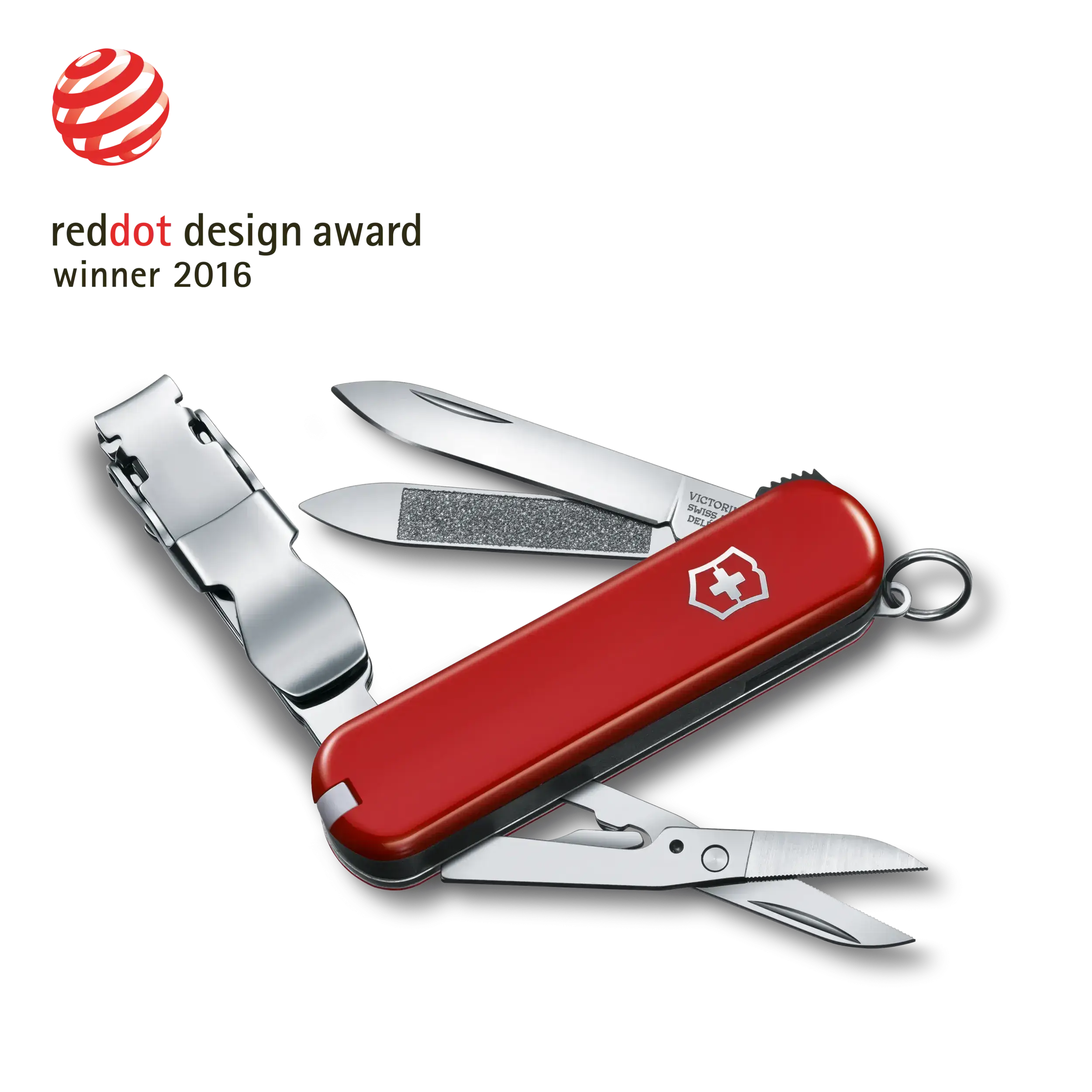 چاقوی چند کاره ویکتورینوکس مدل Nail Clip 580 65mm Red/ 0.6463
