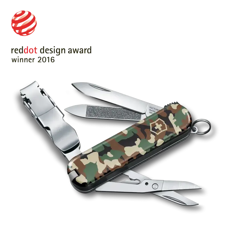 چاقوی چند کاره ویکتورینوکس مدل Nail Clip 580 in Camouflage 65mm/ 0.6463.94