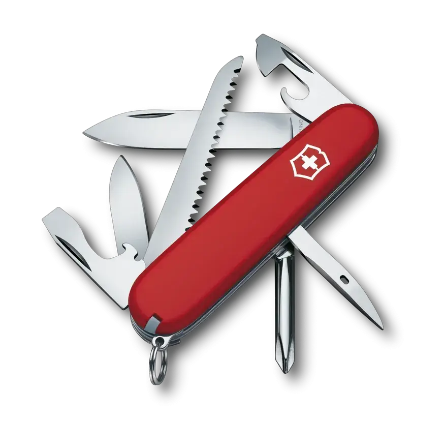 چاقوی چند کاره ویکتورینوکس مدل Hiker 91mm Red / 1.4613