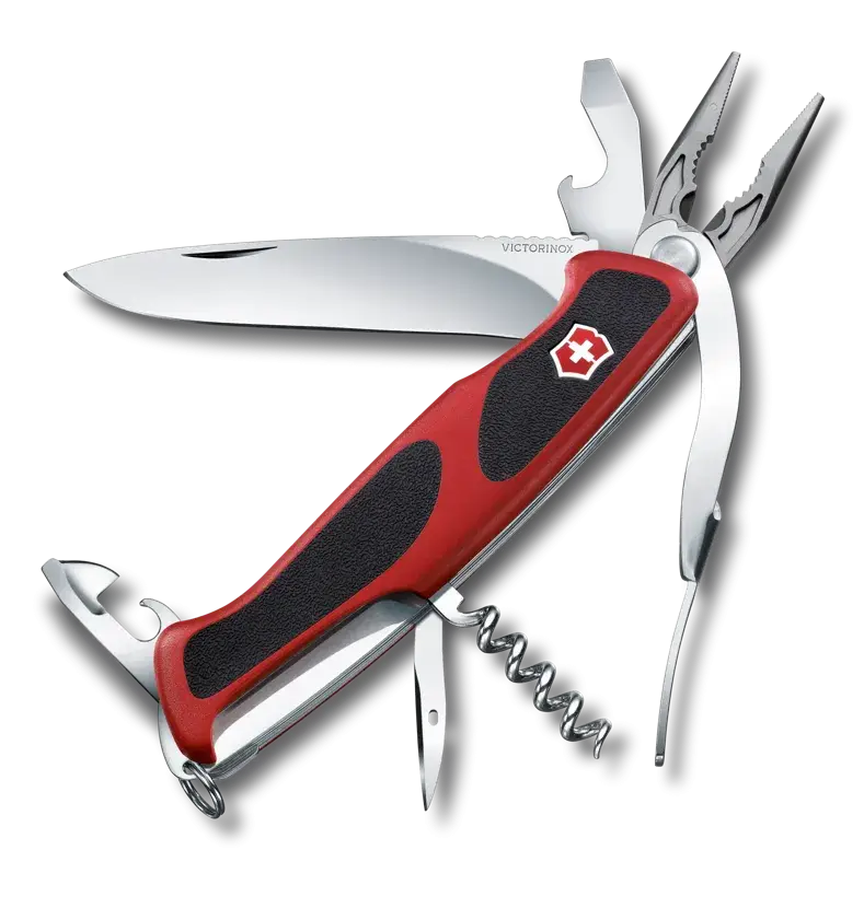 چاقوی چند کاره ویکتورینوکس مدل Ranger 74 Grip 130mm / 0.9723.C