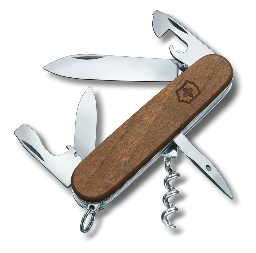 چاقوی چند کاره ویکتورینوکس مدل Spartan Wood 91mm / 1.3601.63