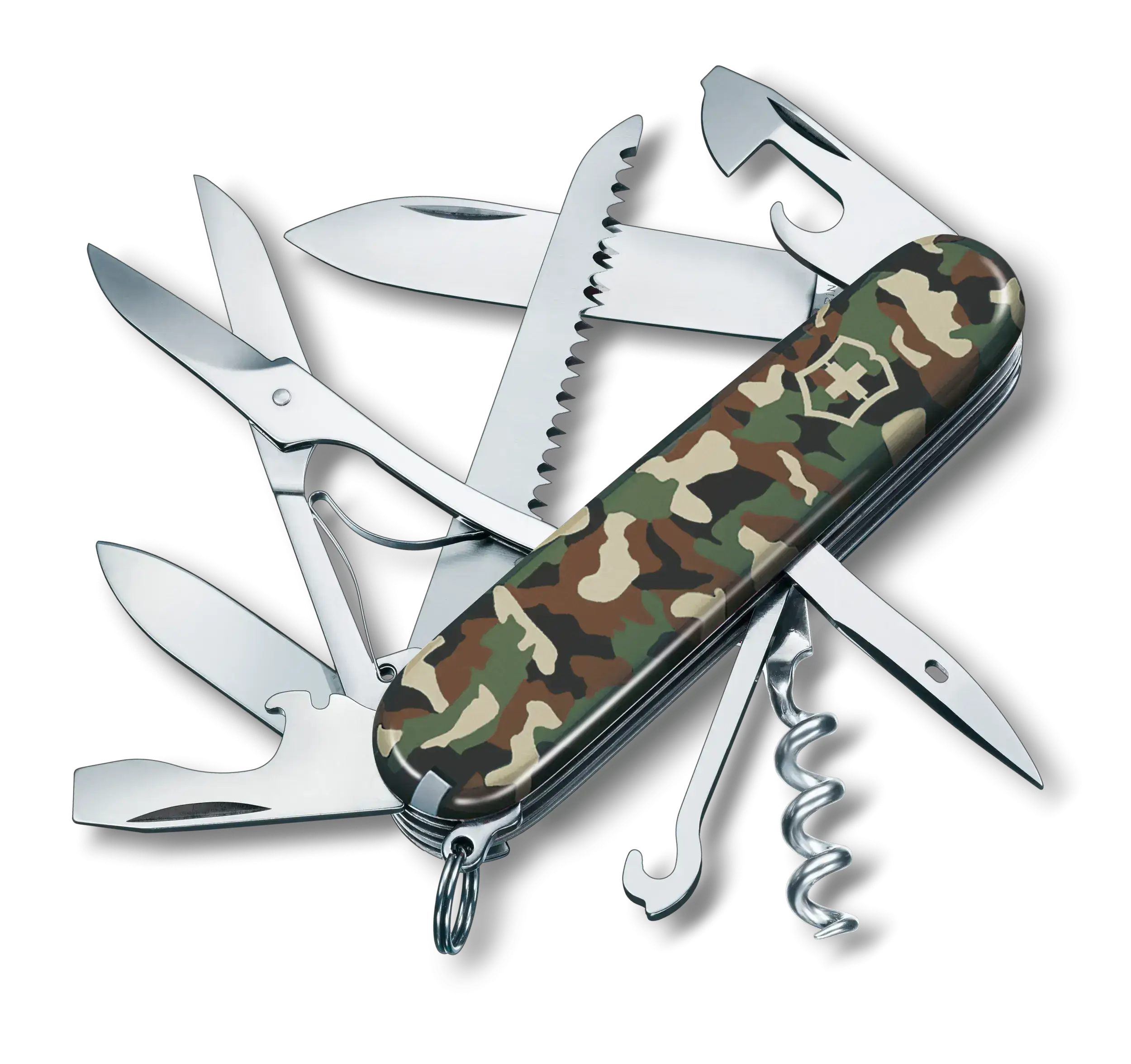 چاقوی چند کاره ویکتورینوکس مدل Huntsman 91mm Camouflage / 1.3713.94