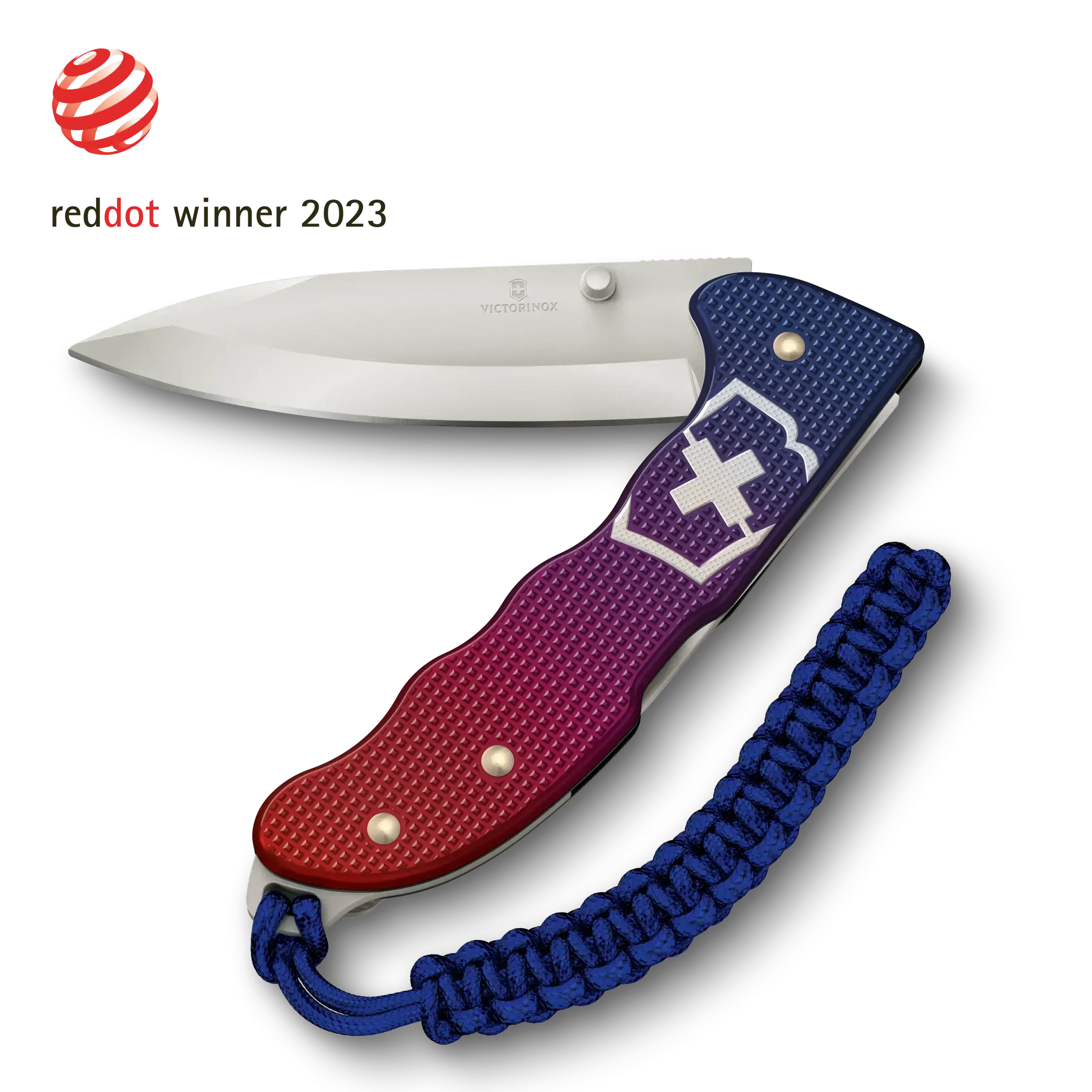 چاقوی ویکتورینوکس مدل Evoke Alox BlueRed / 0.9415.D221