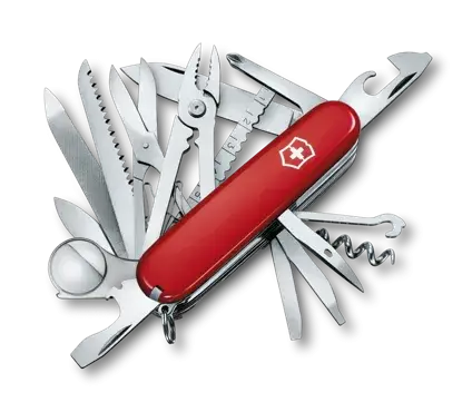 چاقوی چند کاره ویکتورینوکس مدل Swiss Champ 91mm Red / 1.6795