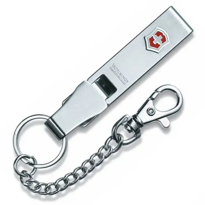 آویز کمربندی تمام استیل ویکتورینوکس مدل Belt Hanger Multiclip Metal / 4.1859