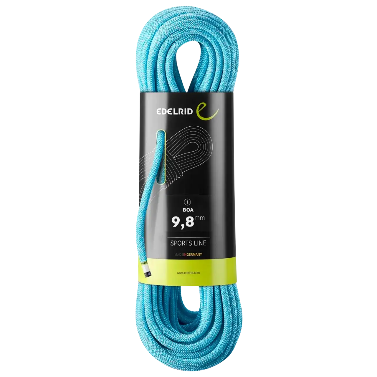 طناب ادلراید شصت متری بوآ رنگ آبی مدل Boa 9.8mm-60m