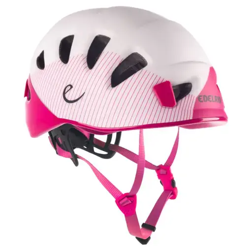 کلاه ایمنی ادلراید شیلد صورتی سفید مدل Shield II Climbing Helmet