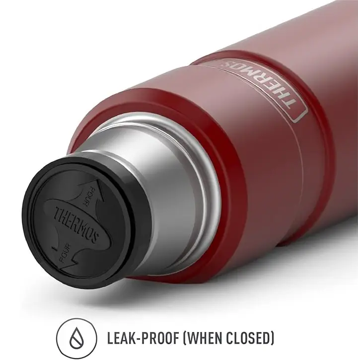 فلاسک ترموس 470 میلی لیتر مدل Stainless King Vacuum Insulated Compact Bottle - Matt Red