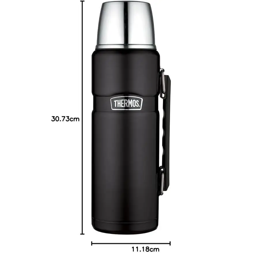 فلاسک ترموس 1.2 لیتر مدل Stainless Steel Vacuum Insulated Beverage - Matt Black